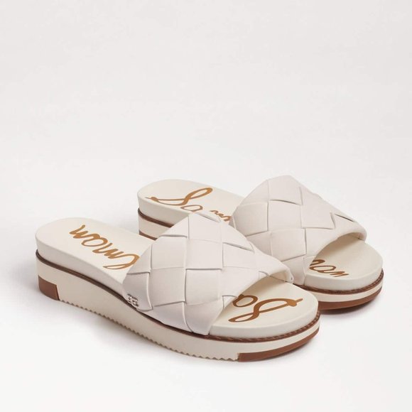 Sam Edelman Shoes - Sam Edelman Adaley Platform Slide Sandal in Bright White